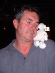 Paddy meets Alan Fletcher (Karl Kennedy) at Meet the Neighbours Night, Sydney